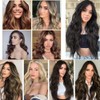 TTPSRY 7 PCS Clip in Extensions Echthaar Natürliche Wellen Haarverlängerung