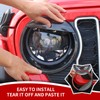 RAZPOY JL Headlight Bezels Covers, Angry Brid Front Head Light