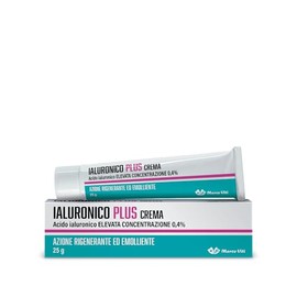 Marco Viti - Hyaluronsäure Plus Creme, 25 g, hochkonzentrierte Hyaluronsäure 0,4%, tiefe Feuchtigkeit, regenerierend und schützend, ideal für trockene und gerötete Haut, leichte Formel