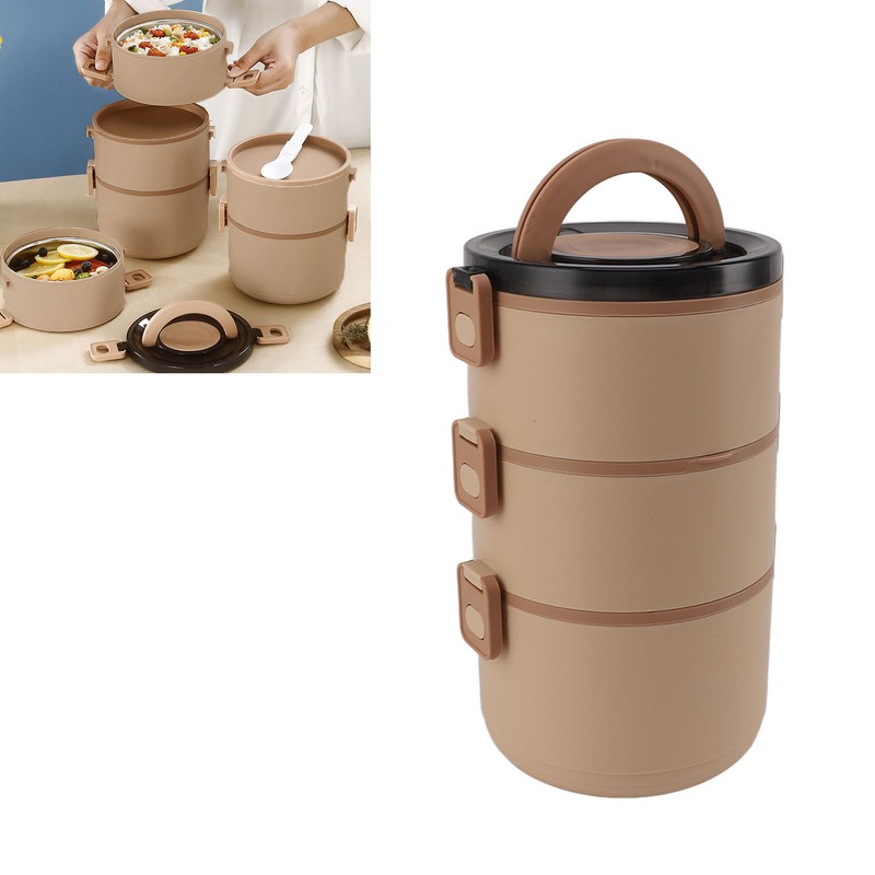 Insulation Lunch Box 304 Stainless Steel Portable Lunch Container Leakproof