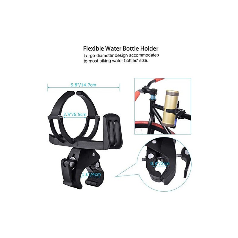 SakaSK Bicycle Drink Holder, Bottle Holder, 360 Degree Rotation, Cycle