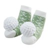 Mud Pie Golf Ball Rattle Toe Socks, 0-12M