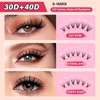 Individual Lashes 280 Pcs 30D+40D Mixed Lash Clusters 14 Rows