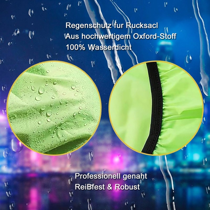 CUEMOON Children's Backpack Rain Cover, 18-25L Rain Cover Rain Cover