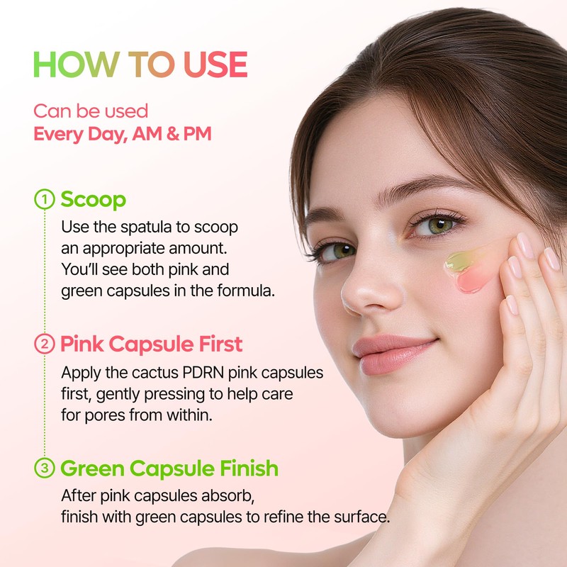 Dr.Melaxin Cactox Pore Dual Capsule Cream Pore Minimizing Hydrating Face