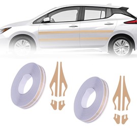 2Rolls 12mm 0.5" Pinstripe Pinstriping Pin Stripe Decals Vinyl Tape Stickers Pinstripe Tape Car Decal Vinyl Automotive Pinstriping Tape for Cars