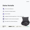 Wolkenfeld Cushion Cover 80 x 80 cm, grey anthracite, cuddly