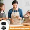 Zernblend Egg Slicer, Black Egg Opener, Egg Separator, Egg Peeler,
