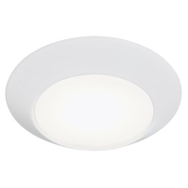 Generation Lighting 14916RD-15 Transitional LED Fixture from Seagull - Traverse Mirage Collection in White Finish,