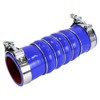 2PCS Silicone Upper Radiator Hoses with Clamps 2.5" ID Compatible