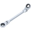 BGS 71028 | Double Ratchet Ring Spanner Set | adjustable