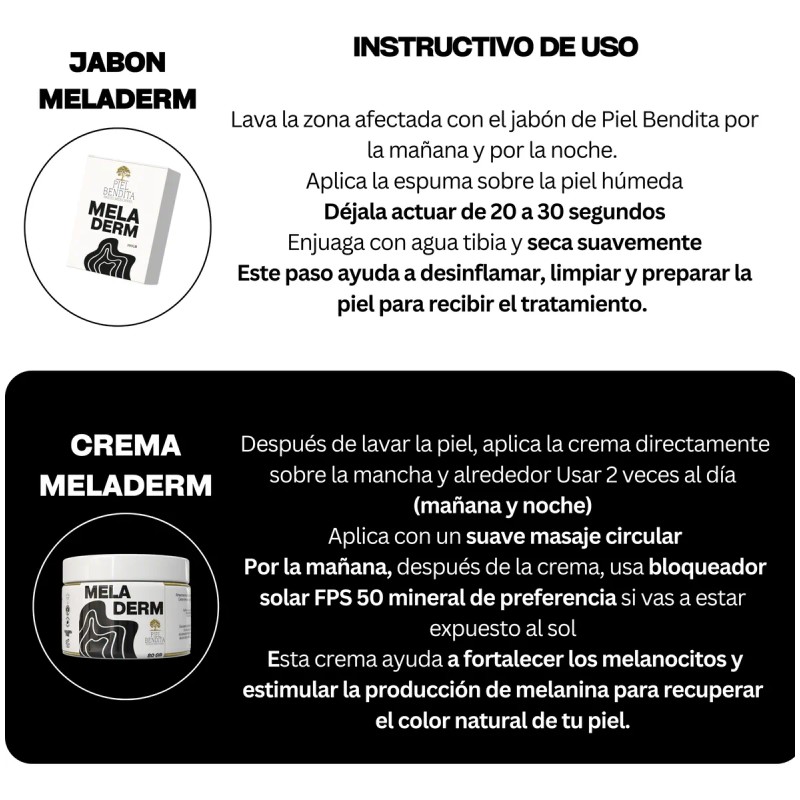 Meladerm Duo Piel Bendita Crema 60g + 2 Jabones