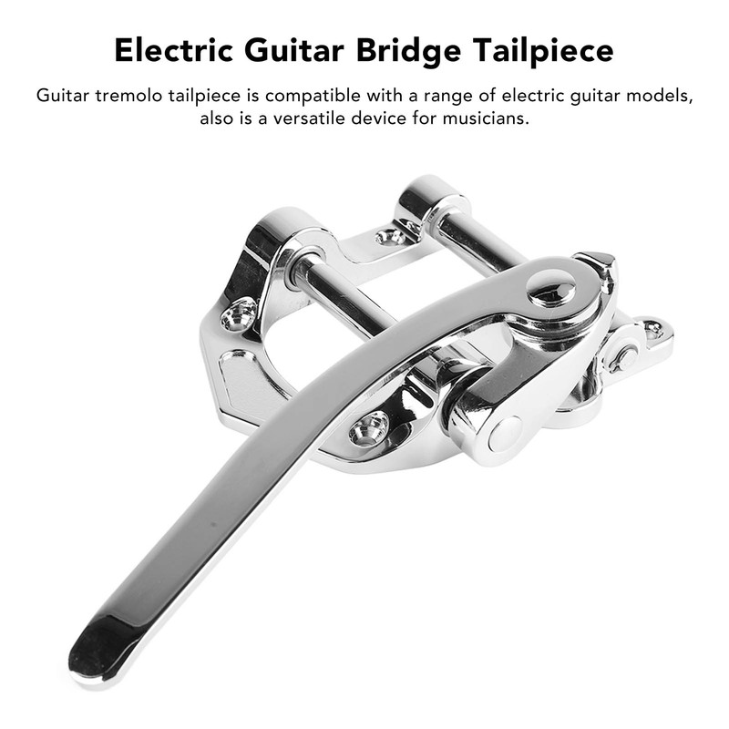 Guitar Tremolo Vibrato Bridge Tailpiece with Small Rocking Rod Jazz