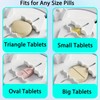 Pill Cutter, Stainless Steel Blade Pill Splitter with 1/2 &