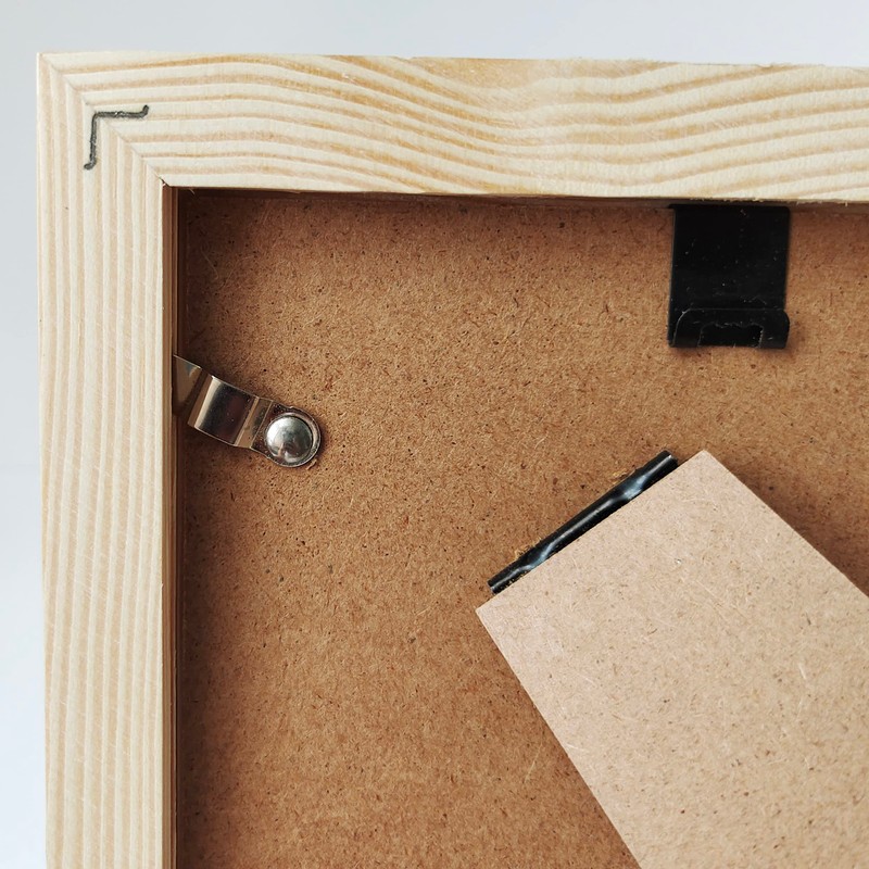 YUUPIILY 7x7 Picture Frame with Mat 4x4.Square Solid Wood Frames.