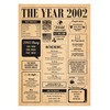 Hewson's Gifts 2002 Poster - Original Gift for 21st Birthday