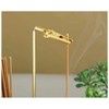 Modern Incense Holder with Glass Ash Catchers, Wooden Base, Glass