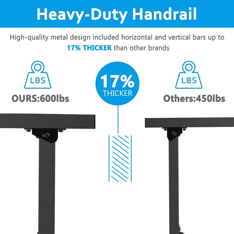 Wrought Iron Handrails for Outdoor Steps - Exterior Hand Rails