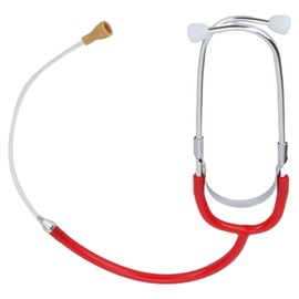 Listening Stethoscope Volume Noise Detection Binaural Metal Audiphones Stethoscope Lightweight Hearing Aid Accessory Red