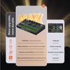 F999MAX Live Sound Card, Professional Audio Mixer & Noise Reduction,