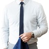Beaface Men Ties 2" Formal Ties for Men Solid Color