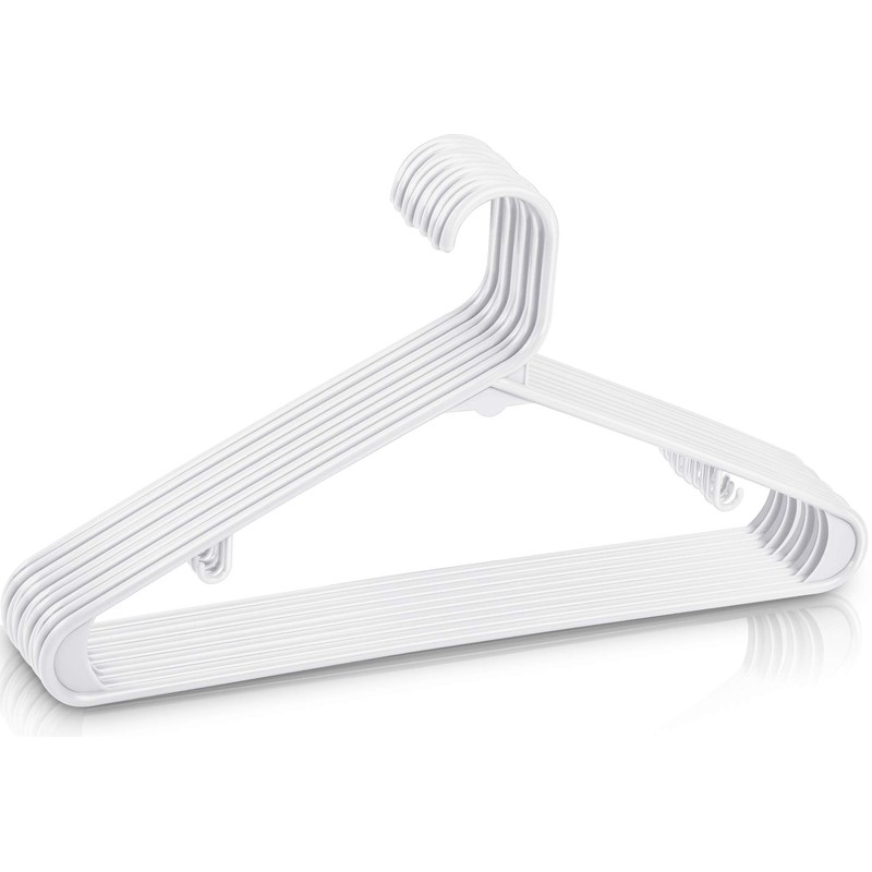 Utopia Home Plastic Hangers 50 Pack - Clothes Hanger with