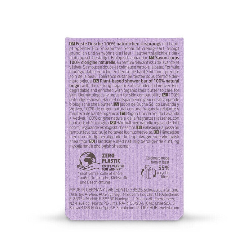 Weleda Shower Bar, Lavender & Vetiver 75g