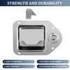 BAUMFEUER Truck Tool Box Latch Replacement 304 Stainless Steel Toolbox