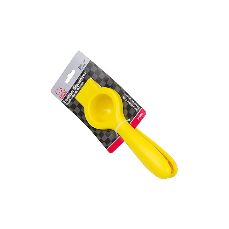 Chef Craft Exprimidor de limón de plástico clásico, 6.5 pulgadas,