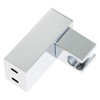 SPARES2GO Wall Clamp Compatible with Triton Shower Head Adjustable Square