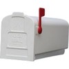 Solar Group PL10W Plastic Rural White Mailbox