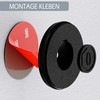 Clara Coffee Wall Mount Invisible Black The Bracket is Suitable