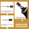 LPZMPZ Pack of 242 Sanding Sleeves Nail Cutter with 80/120/180
