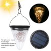 Waterproof Solar LED Lights Cone Shape Hanging Lamp Light for
