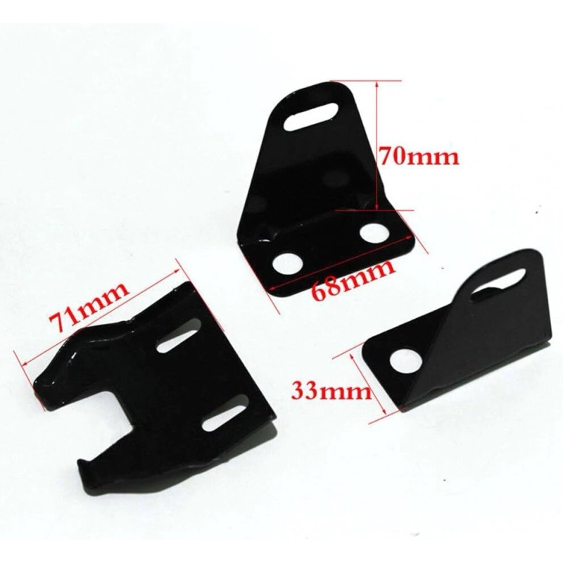 JMTBNO Motorcycle Flat Brat&Hump Saddle Seat Vintage For Honda Suzuki