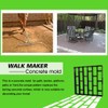 CJGQ Plus Size 19.7"x19.7"x1.7" Concrete Molds Walk Maker Reusable Path