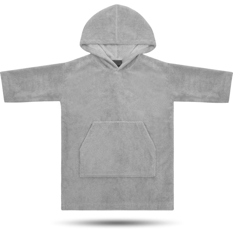 normani Children's Long Sleeve Bath Poncho Terry Cloth Hooded Towel