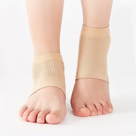 발뒤꿈치 보습 양말 보호대 발꿈치 갈라짐 각질 풋패드 2켤레 세트 Heel Moisturizing Socks Protector Set - 2 Pairs for Cracked Heels and Calluses
