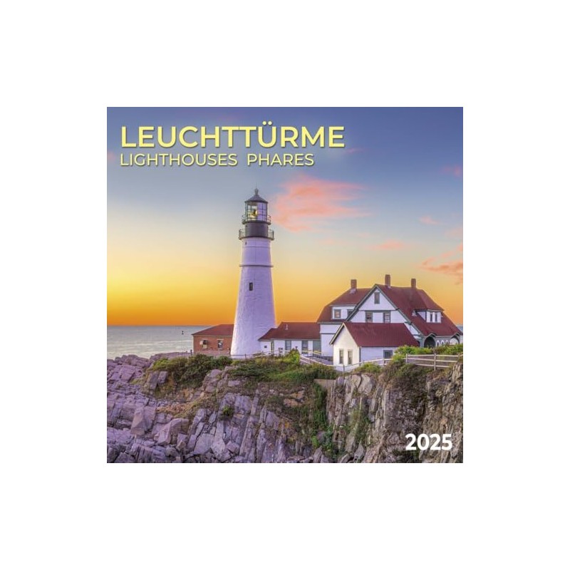 Leuchttürme 2025: Kalender 2025 (Artwork Edition)
