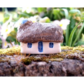 GlensheePottery Handcrafted Ceramic House Tin Bothy Rustic Homedecor Gift Scoltand (Heather Thatch)