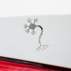 Transparent Decal Stickers Of Nerve Cell Neuron Brain 1 (Metallic