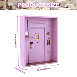 Key Holder for Wall, Friends Key Holder for Wall Cute Key Hangers for Wall, Key Organizer Wall with 6 Hooks Key Rack Holder Friends Home Decor for Entryway, Bathroom, Living Room, Office