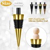 Honeydak 20 Pieces Wine Bottle Stopper Set Kit Blank Stainless