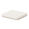 soil Diatomaceous Earth Soap Dish Square White