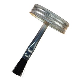 AGS Automotive Solutions SIL-Glyde Brush Top Can Multi-Purpose All-Weather Lubricating Compound for All Surfaces, 8 oz Lubricant Can, Silicone Lubricant, Ensure Friction Resistance
