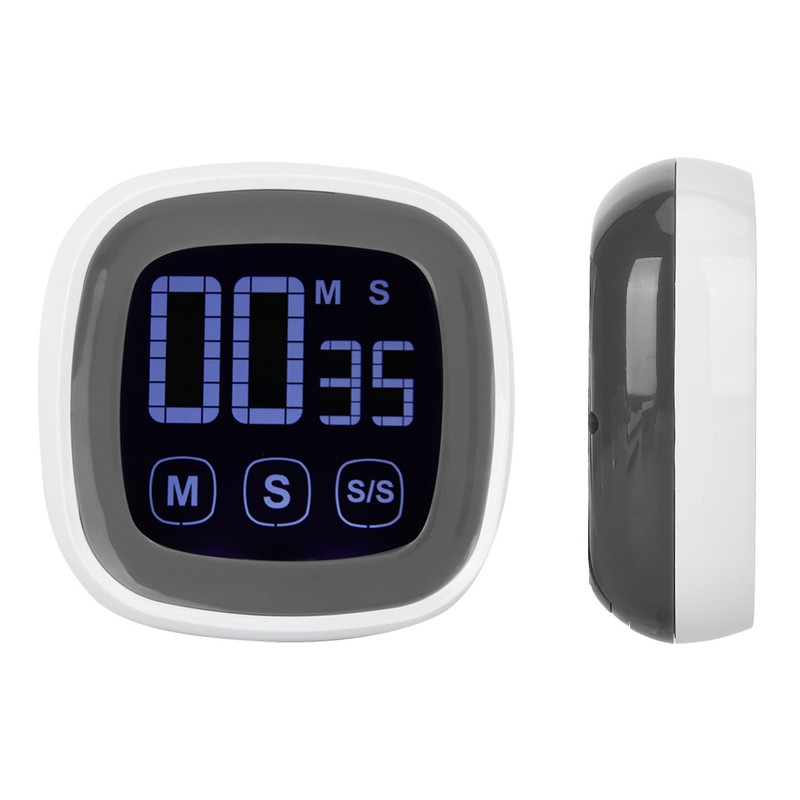Digital Kitchen Timer Big Screen Loud Alarm BBQ Countdown Reminders