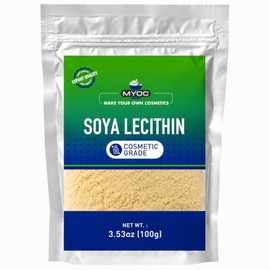 Lecithin – (3.52 oz / 100g) Natural Cosmetic Grade Phospholipid Emulsifier for Creams, Serums & DIY Formulations