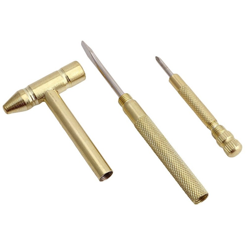 Kinobo 6 in 1 Mini Multifunction Copper Hammer & Screwdriver