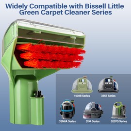 Upgraded 5.3 IN 1400B Machine Attachments Parts for Bissell Little Green Multi-Purpose Portable Carpet Cleaner 1400B 3353 1425 1400W 1400 2458 Series, Tough Stain Brush Tool for Carpet Cleaners