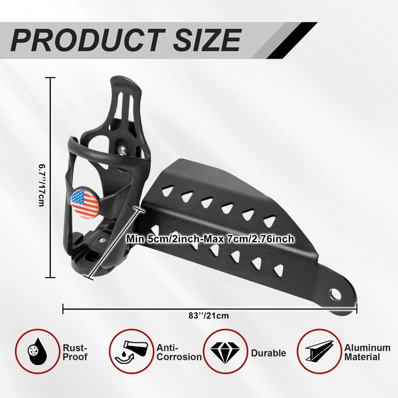 Adjustable Drink Cup Holder Bracket for Can-Am Spyder F3/F3-S/F3-L/F3-T 2015-2025
